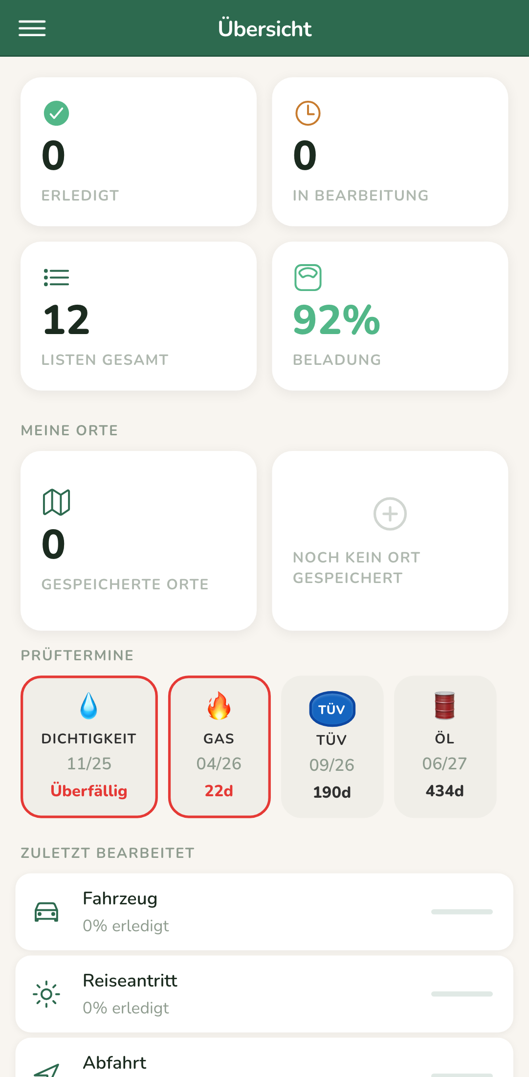 CamperCheck Prüftermine – TÜV und Wartungsfristen im Blick