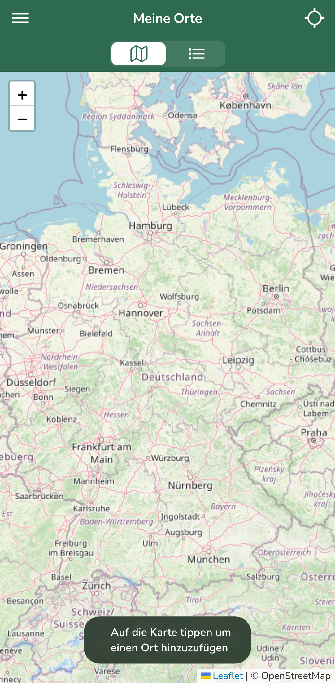 CamperCheck Stellplatzkarte – Campingplätze und Stellplätze speichern